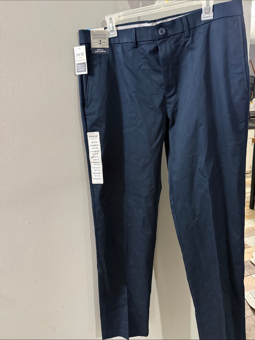 Haggar Men's Navy Dress Pants